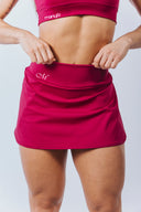 Short Saia Active Vinho